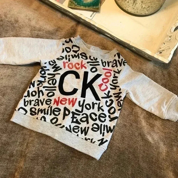 NWOT Calvin Klein Jeans Baby Sweatshirt - Picture 1 of 5